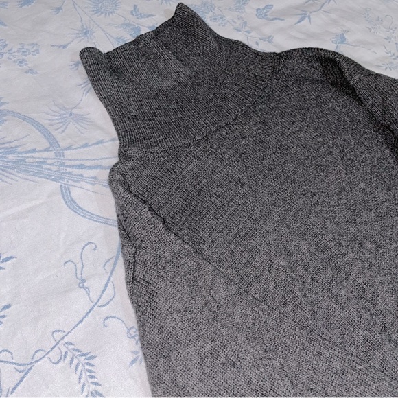 Babaton | NICOLAS Cashmere & Wool Marled Turtleneck Sweater - Picture 5 of 9